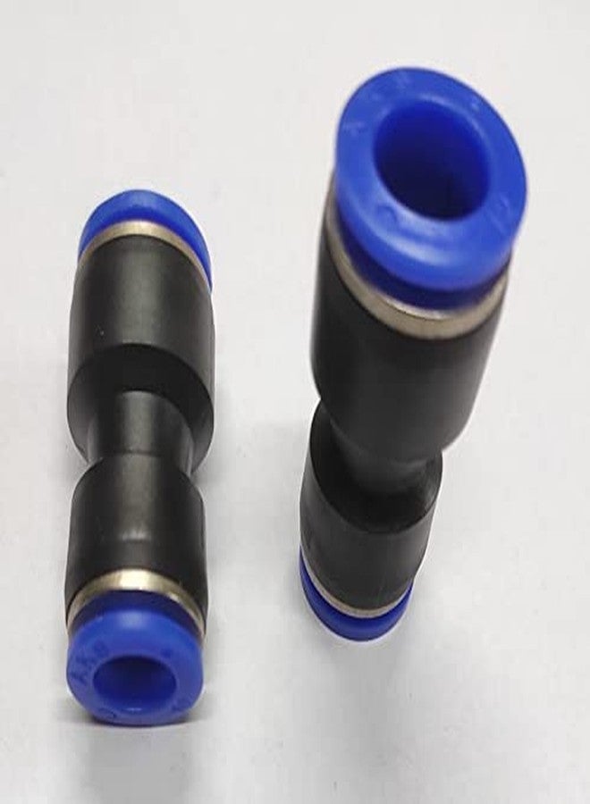 CRAFTSFY 10MMX 12MM Pneumatic joint Type Equal Air Line Straight Push Connector Push in Joint Pneumatic Connector Quick Fittings Pneumatic Conector Quick Size 10 X 12 MM jointe (Pack of 2) - Image 3